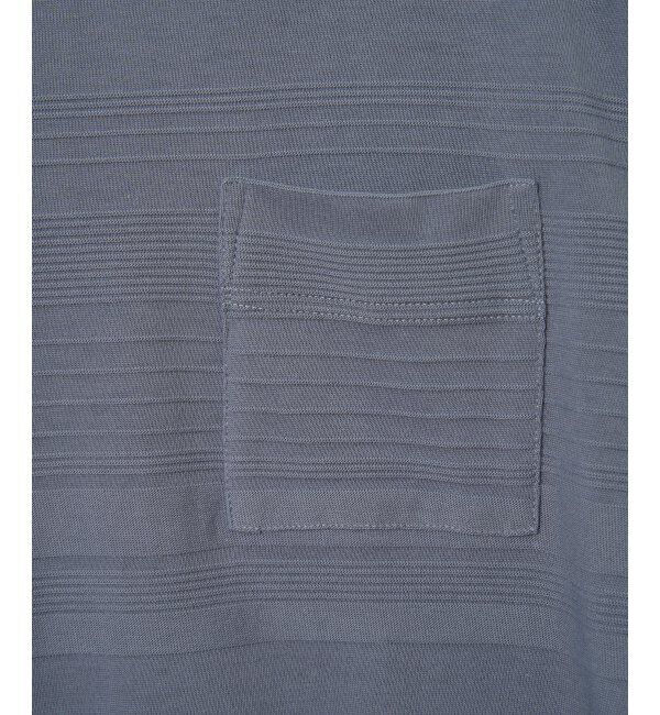 IKKA LOUNGE「冷感リップルボーダーT」|Tシャツ・カットソー|