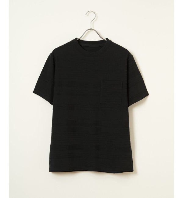 IKKA LOUNGE「冷感リップルボーダーT」|Tシャツ・カットソー|