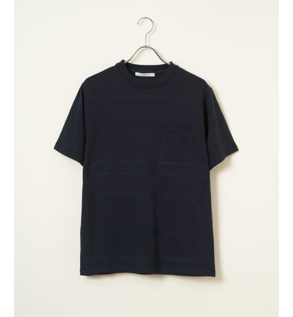 IKKA LOUNGE「冷感リップルボーダーT」|Tシャツ・カットソー|