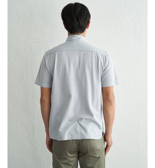 IKKA LOUNGE「【吸水速乾／イージーケア】アーバンドライ冷感コードレーンポロシャツ」|Tシャツ・カットソー|