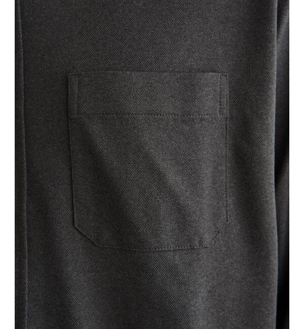 ikka「冷感鹿の子袖2wayスイスカラーシャツ」|シャツ・ブラウス|