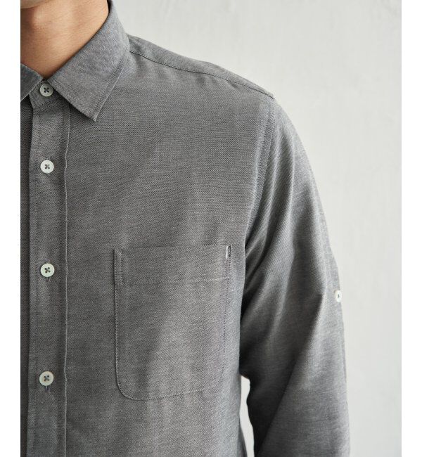 ikka「オックス袖2way裾切り替えシャツ」|シャツ・ブラウス|