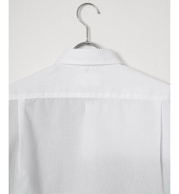 ikka「7分袖冷感ブロックスシャツ」|シャツ・ブラウス|