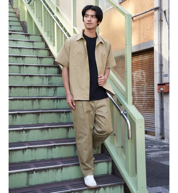 ikka「UNIVERSAL OVERALL ユニバーサルオーバーオール dailyワーカーズシャツ」|シャツ・ブラウス|