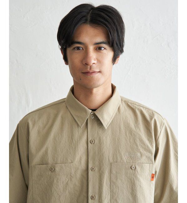 ikka「UNIVERSAL OVERALL ユニバーサルオーバーオール dailyワーカーズシャツ」|シャツ・ブラウス|