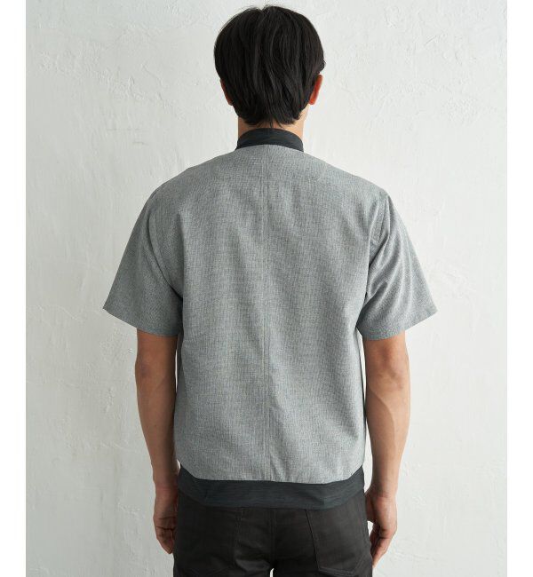 ikka「【イージーケア】半袖ブルゾン」|ブルゾン・スタジャン|