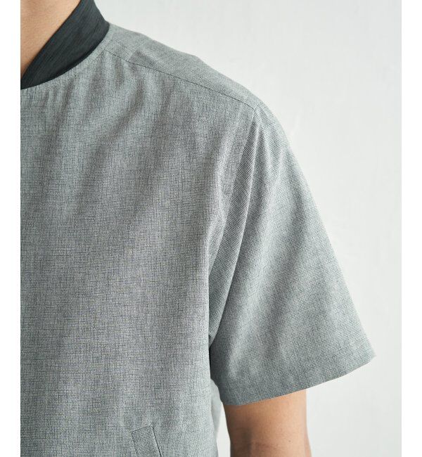 ikka「【イージーケア】半袖ブルゾン」|ブルゾン・スタジャン|