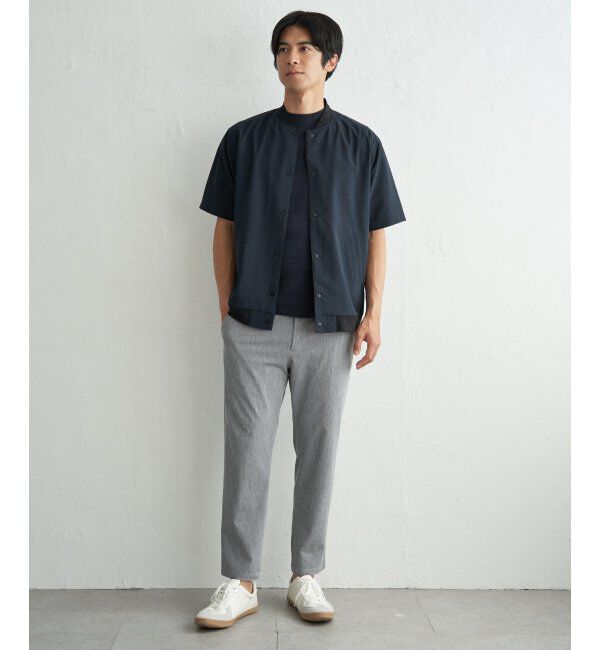 ikka「【イージーケア】半袖ブルゾン」|ブルゾン・スタジャン|