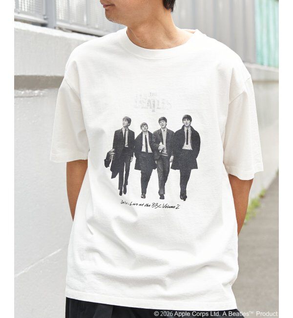 VENCE share style「THE BEATLES ザ ビートルズ レコードプリントTシャツ」|Tシャツ・カットソー|