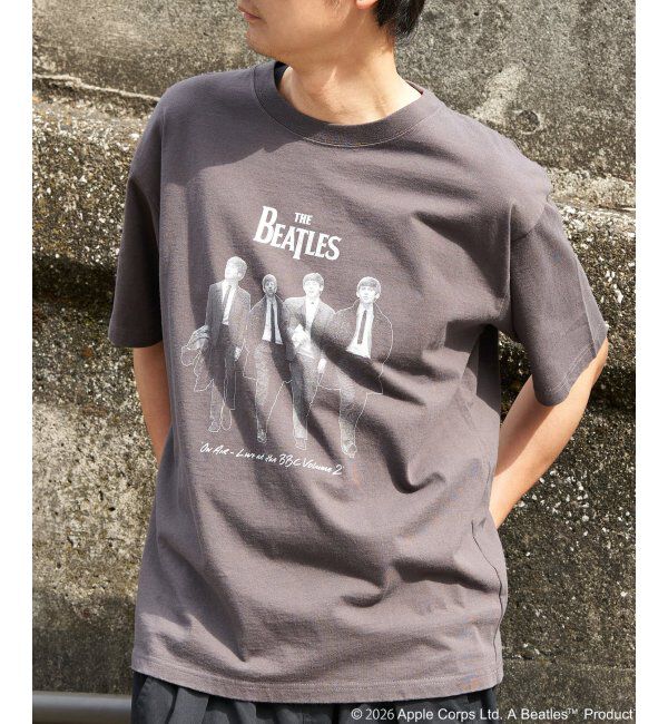 VENCE share style「THE BEATLES ザ ビートルズ レコードプリントTシャツ」|Tシャツ・カットソー|