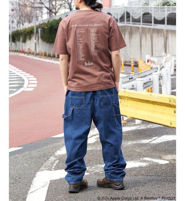 VENCE share style「THE BEATLES ザ ビートルズ レコードプリントTシャツ」|Tシャツ・カットソー|