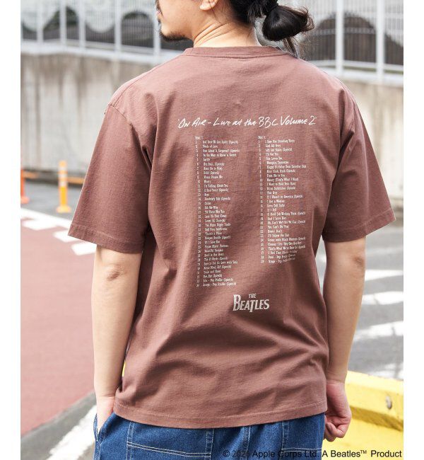 VENCE share style「THE BEATLES ザ ビートルズ レコードプリントTシャツ」|Tシャツ・カットソー|
