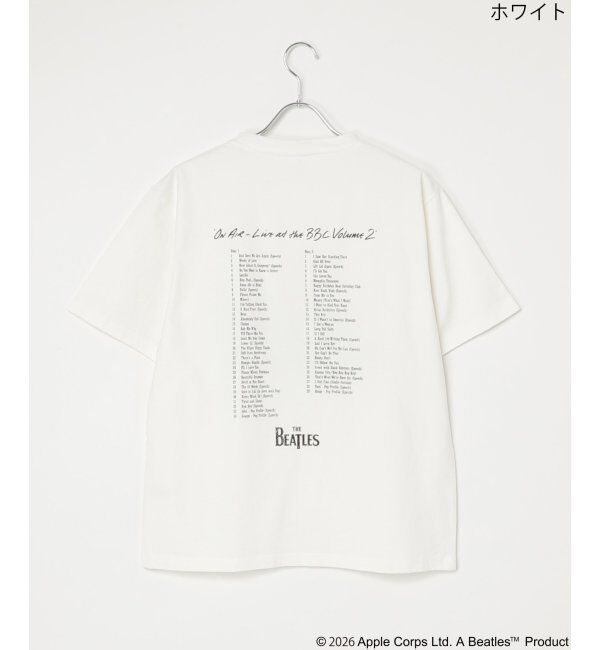 VENCE share style「THE BEATLES ザ ビートルズ レコードプリントTシャツ」|Tシャツ・カットソー|