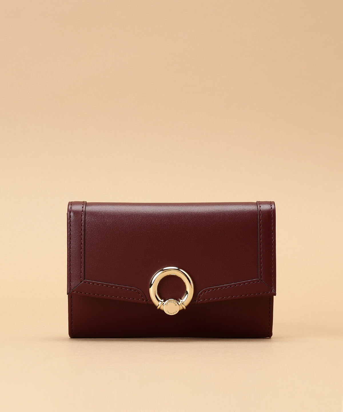 Samantha Thavasa「サークル金具デザイン フラグメントケース」|その他|ワインレッド