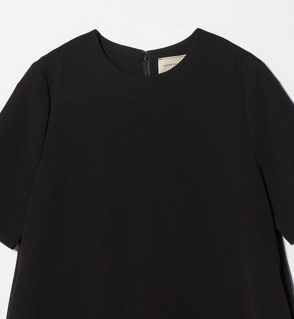 UNITED ARROWS「Drapy ショートスリーブ ワンピース ‐ウォッシャブル‐」|ワンピース|