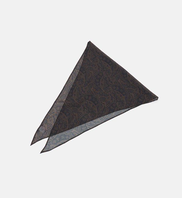 UNITED ARROWS「プリント スカーフ」|バンダナ・スカーフ|DK.BROWN