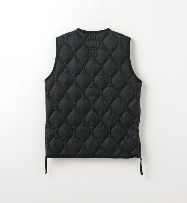 UNITED ARROWS green label relaxing「＜TAION＞ミリタリー Vネック ダブルジップ ダウンベスト」|ダウンベスト・ベスト|