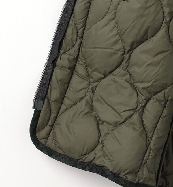 UNITED ARROWS green label relaxing「＜TAION＞ミリタリー Vネック ダブルジップ ダウンベスト」|ダウンベスト・ベスト|