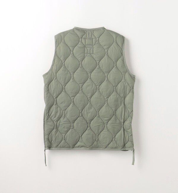 UNITED ARROWS green label relaxing「＜TAION＞ミリタリー Vネック ダブルジップ ダウンベスト」|ダウンベスト・ベスト|