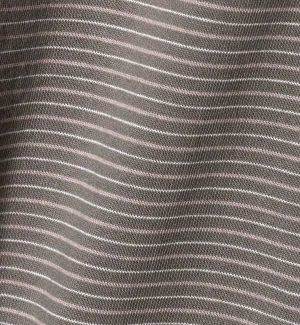 UNITED ARROWS green label relaxing「LONG FIBER COTTON ボーダー クルーネック 半袖 Tシャツ」|Tシャツ・カットソー|