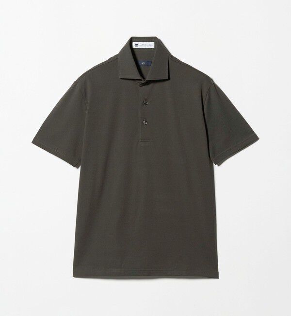 UNITED ARROWS green label relaxing「＜gim＞26SS アメリカンシーアイランド ビズ ポロシャツ -吸水速乾-」|ポロシャツ|DK.GRAY