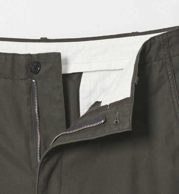 STEVEN ALAN「＜Steven Alan＞ ハイツイスト ツイル アーミー ノープリーツ トラウザーズ」|チノ|