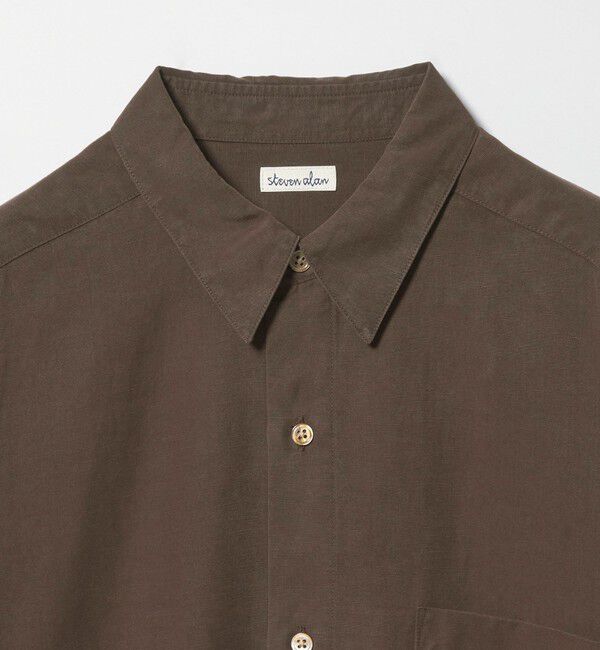STEVEN ALAN「＜Steven Alan＞ スラブ レギュラーカラー シャツ NARROW」|シャツ・ブラウス|