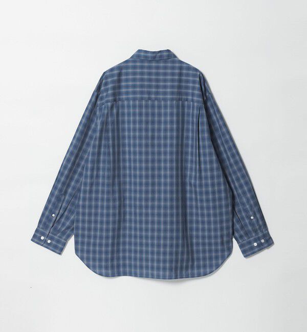 STEVEN ALAN「＜Steven Alan＞ C/L/S オンブレー チェック レギュラーカラー シャツ LOOSE」|シャツ・ブラウス|
