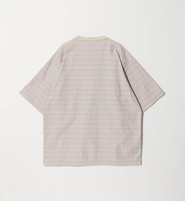 STEVEN ALAN「＜Steven Alan＞ オーガニックコットン マルチボーダー ショートスリーブ Tシャツ」|Tシャツ・カットソー|