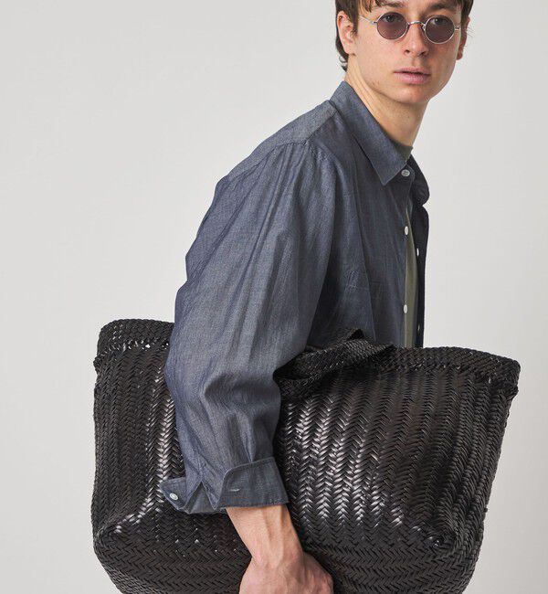 STEVEN ALAN「＜Steven Alan＞ シアーデニム レギュラーカラー シャツ LOOSE」|シャツ・ブラウス|