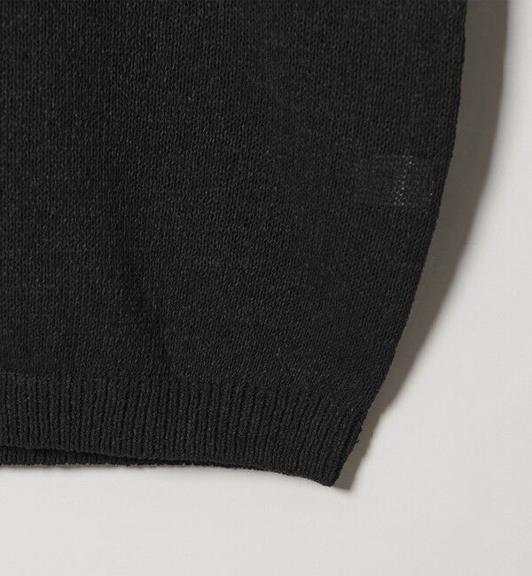 BEAUTY&YOUTH UNITED ARROWS「ペーパーヤーン サドルスリーブ クルーネック ニット ウォッシャブル」|ニット・セーター|