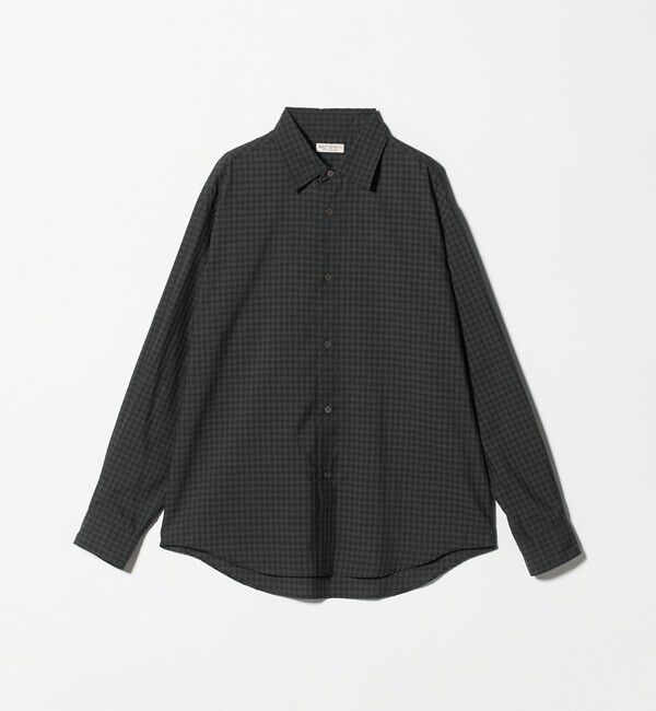 BEAUTY&YOUTH UNITED ARROWS「ギンガム チェック レギュラー シャツ GRANDE TAPERD型」|シャツ・ブラウス|BLACK