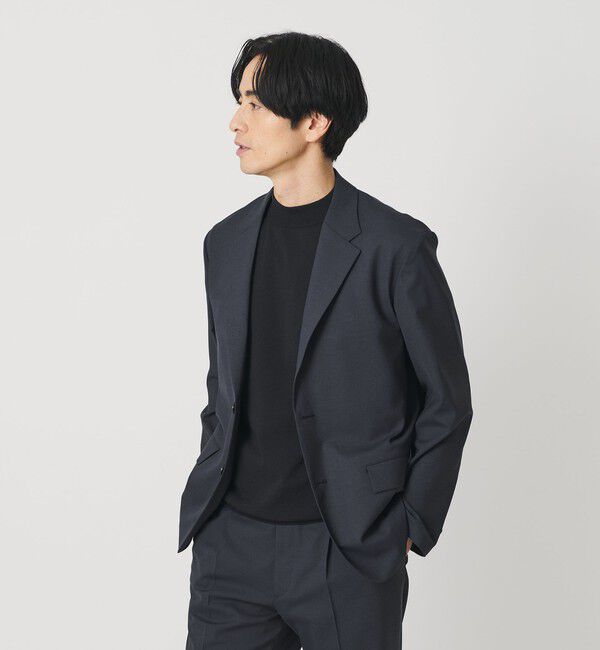 BEAUTY&YOUTH UNITED ARROWS「ASTY コンフォート ジャケット セットアップ対応」|テーラードジャケット|NAVY