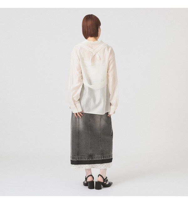 Ray BEAMS 「シアー レイヤード シャツ」|シャツ・ブラウス|