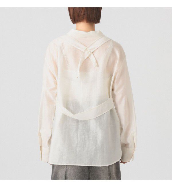 Ray BEAMS 「シアー レイヤード シャツ」|シャツ・ブラウス|
