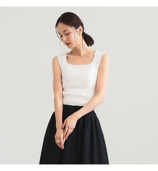 Demi-Luxe BEAMS 「リブニット タンクトップ」|ニット・セーター|