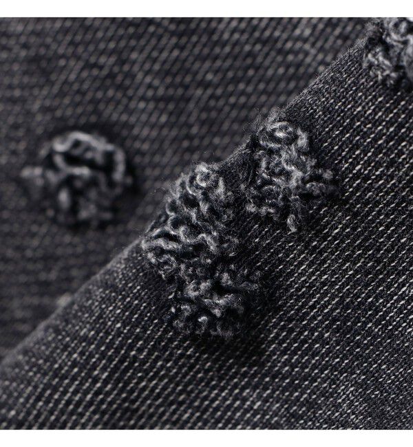 BEAMS「ワイドショートフィット ダメージ フーディ」|スウェット・ジャージ|