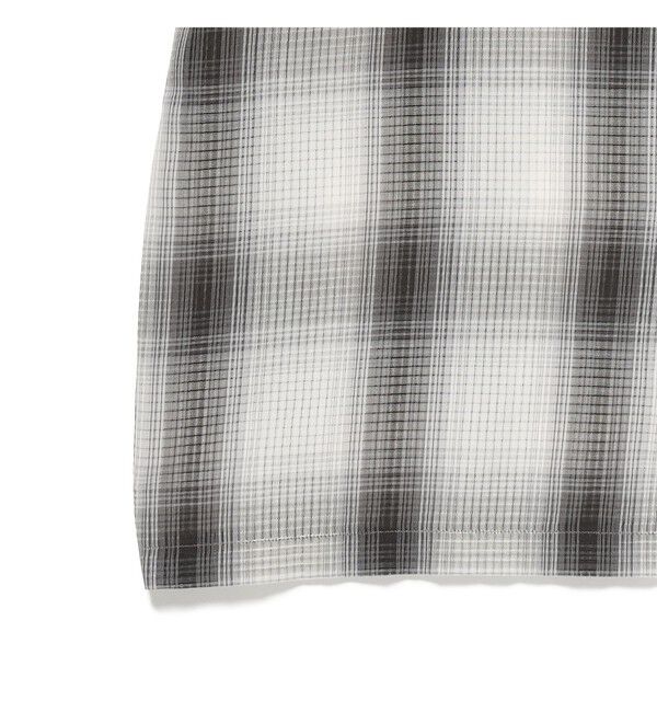 BEAMS「オンブレチェック ミニレギュラーカラーシャツ【リラックスフィット】」|シャツ・ブラウス|