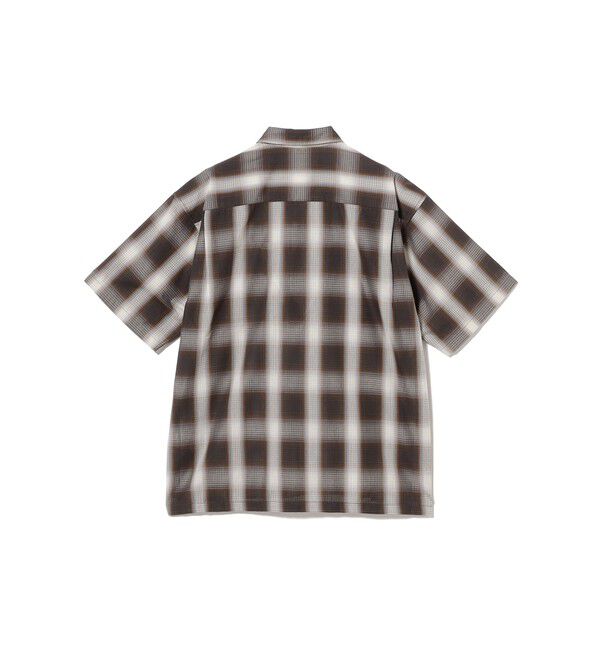 BEAMS「オンブレチェック ミニレギュラーカラーシャツ【リラックスフィット】」|シャツ・ブラウス|