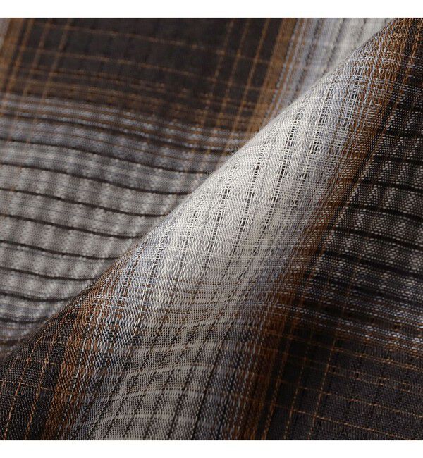 BEAMS「オンブレチェック ミニレギュラーカラーシャツ【リラックスフィット】」|シャツ・ブラウス|