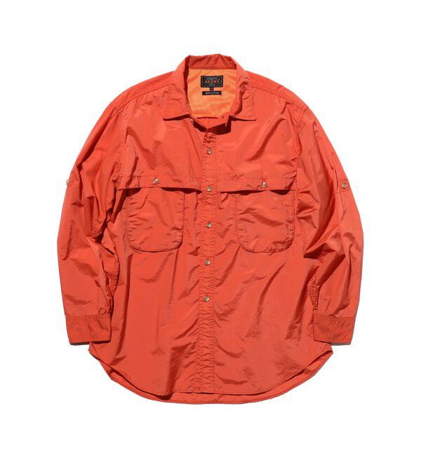BEAMS PLUS「Adventure Shirt Ⅳ NYCO Rip stop Pigment Dye」|シャツ・ブラウス|