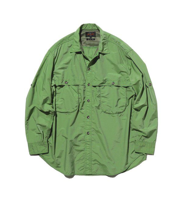 BEAMS PLUS「Adventure Shirt Ⅳ NYCO Rip stop Pigment Dye」|シャツ・ブラウス|