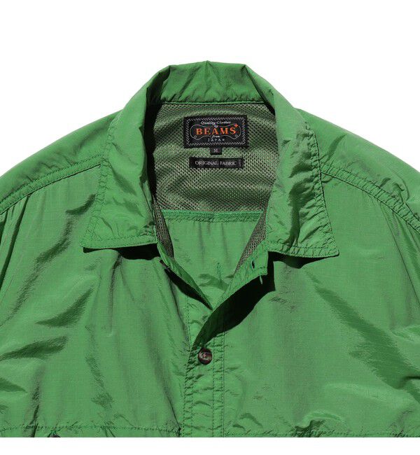 BEAMS PLUS「Adventure Shirt Ⅳ NYCO Rip stop Pigment Dye」|シャツ・ブラウス|