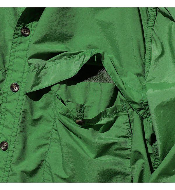 BEAMS PLUS「Adventure Shirt Ⅳ NYCO Rip stop Pigment Dye」|シャツ・ブラウス|