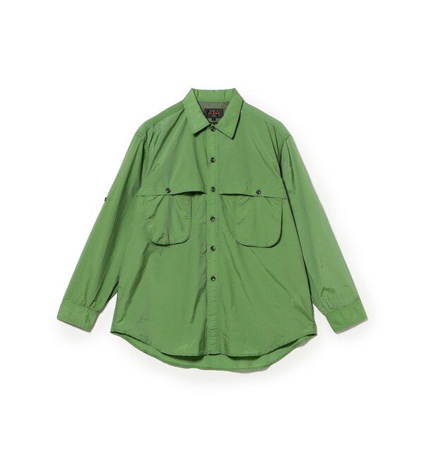 BEAMS PLUS「Adventure Shirt Ⅳ NYCO Rip stop Pigment Dye」|シャツ・ブラウス|
