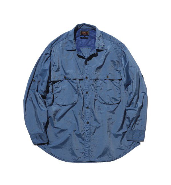 BEAMS PLUS「Adventure Shirt Ⅳ NYCO Rip stop Pigment Dye」|シャツ・ブラウス|