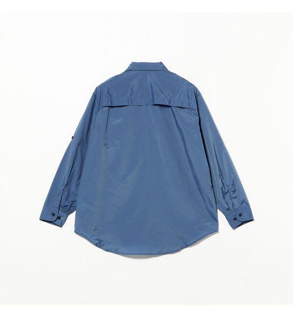 BEAMS PLUS「Adventure Shirt Ⅳ NYCO Rip stop Pigment Dye」|シャツ・ブラウス|