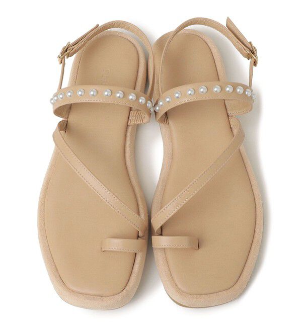SHIPS for women「パールモチーフ ストラップ サンダル」|サンダル|