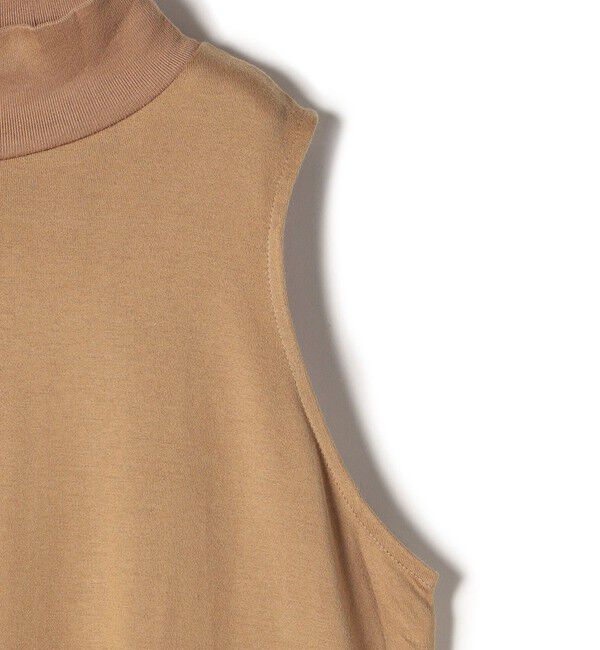 SHIPS for women「onit:〈洗濯機可能〉モックネック ノースリーブ ワンピース」|ワンピース|