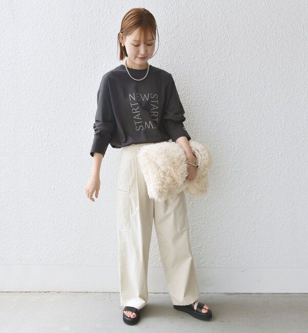 SHIPS for women「〈手洗い可能〉裾 ドロスト カーゴ パンツ 3」|カーゴ|